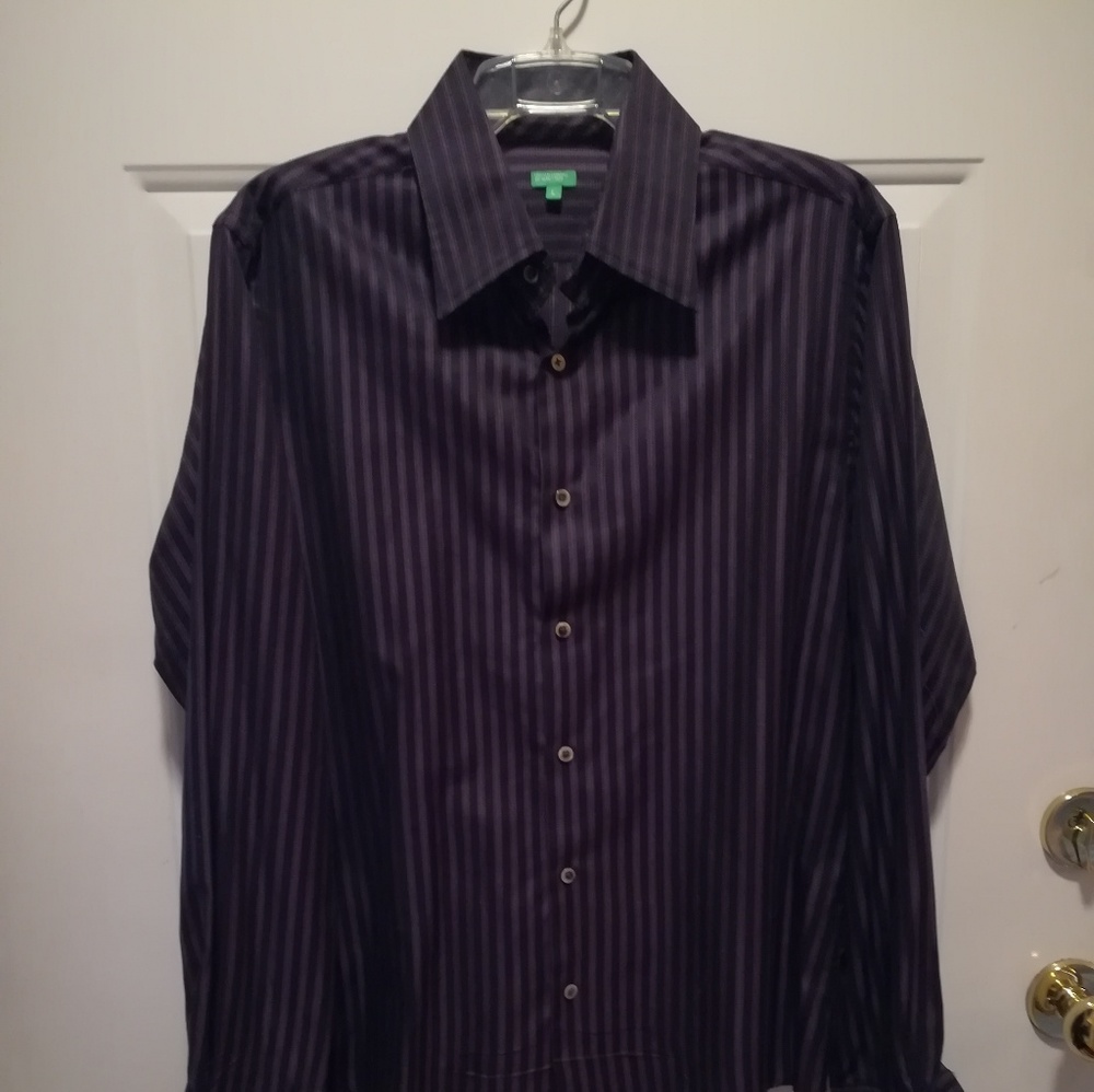 Benetton Purple  Cuffed Shirt